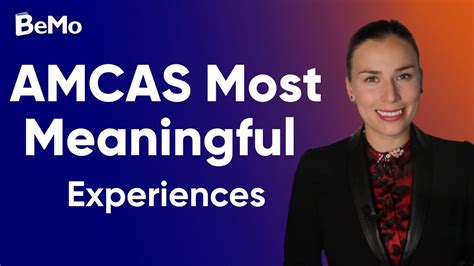 Meaningful experience amcas. Things To Know About Meaningful experience amcas. 
